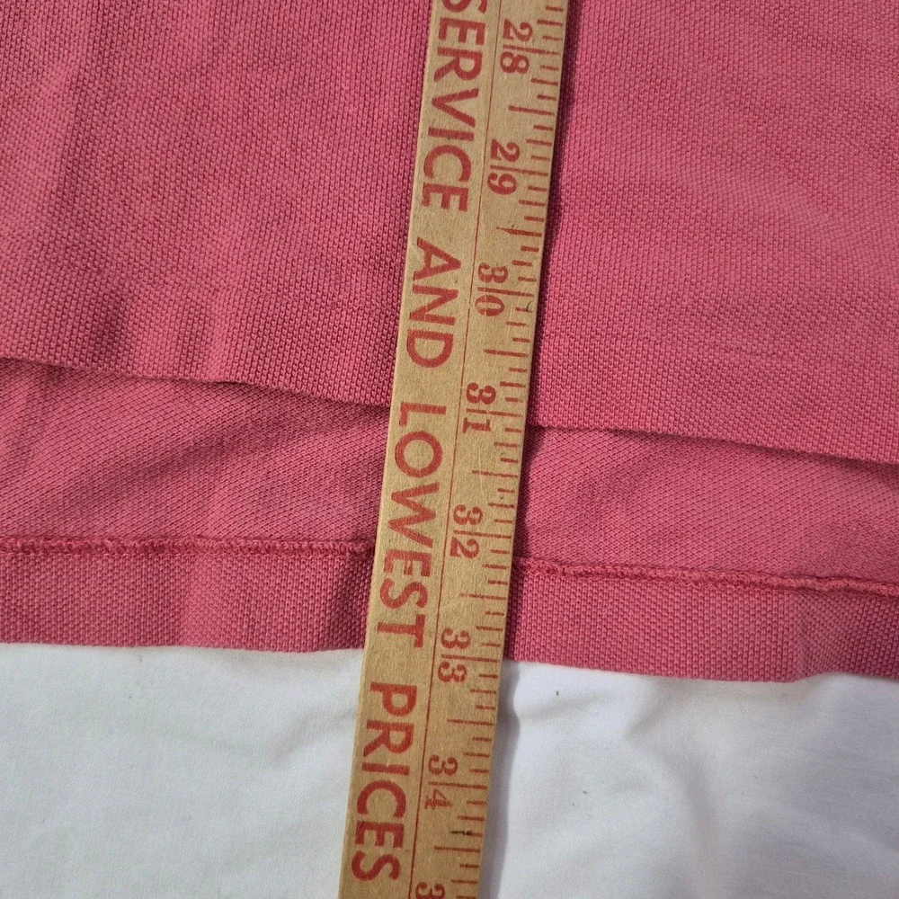 Polo Ralph Lauren Polo Shirt‎ Mens XL Pink Short Sleeve Pique Cotton Pony Logo